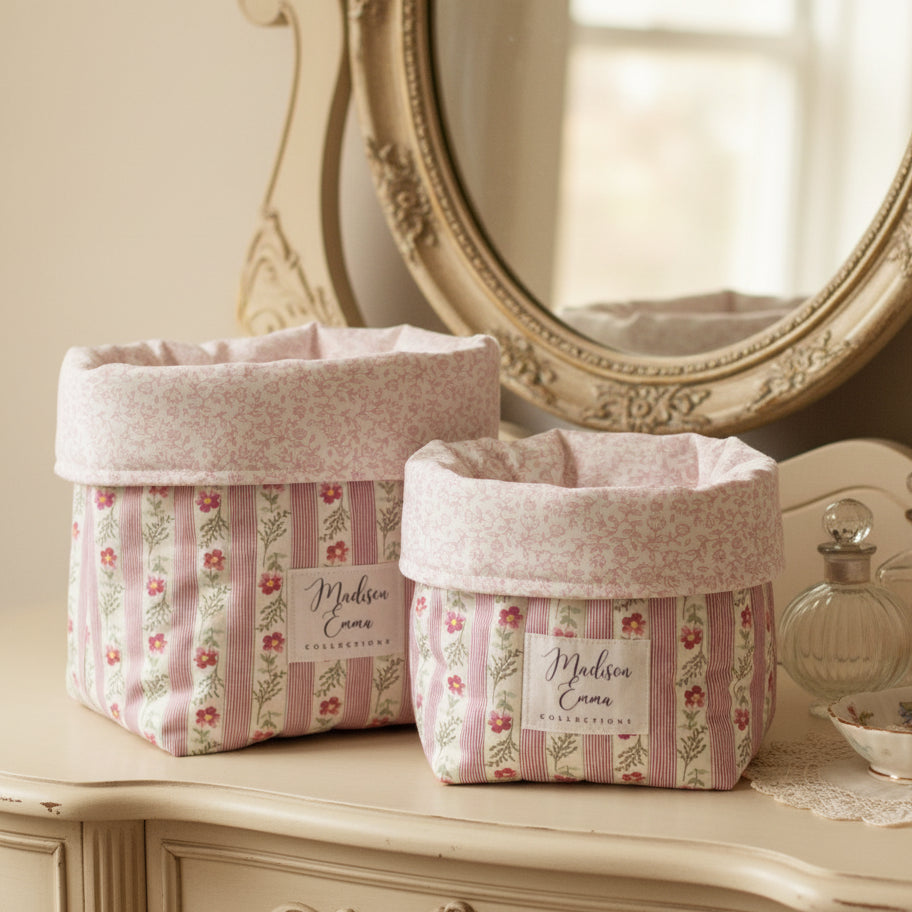Madeline Fabric Vanity Bucket